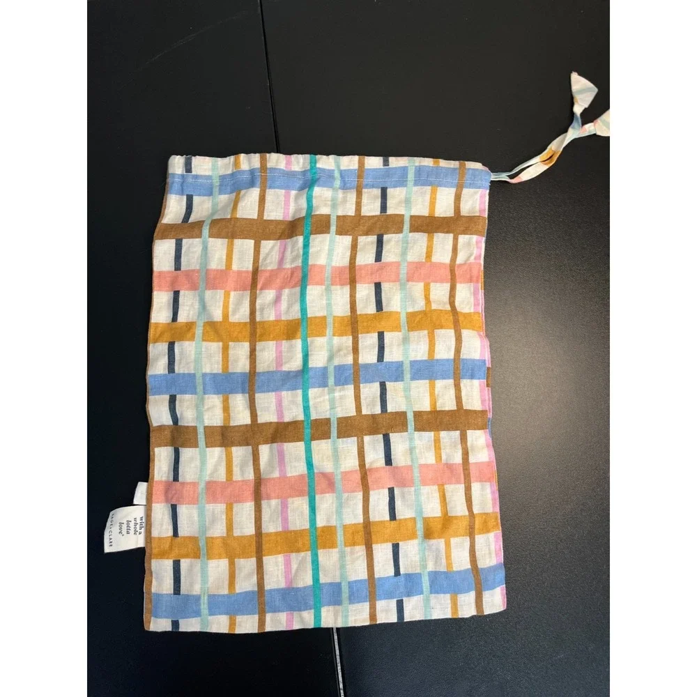 Sage and Clare Reusable Bag Pillow Case Bag Drawstring Brown Birthday Edition 10